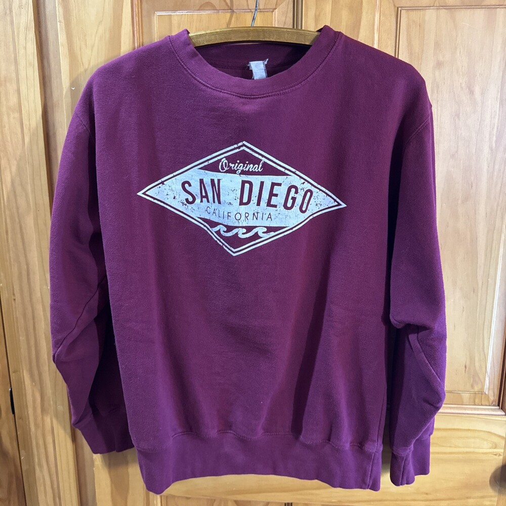 Vintage San Diego California CA cozy Crew Neck Padres Sweatshirt Large LG